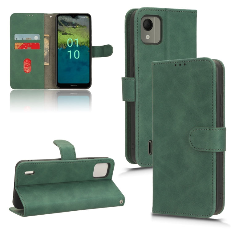 Skin Feel Magnetic Flip Leather Phone Case, For Nokia C210, For Nokia G42, For Nokia C110 4G, For Nokia C300
