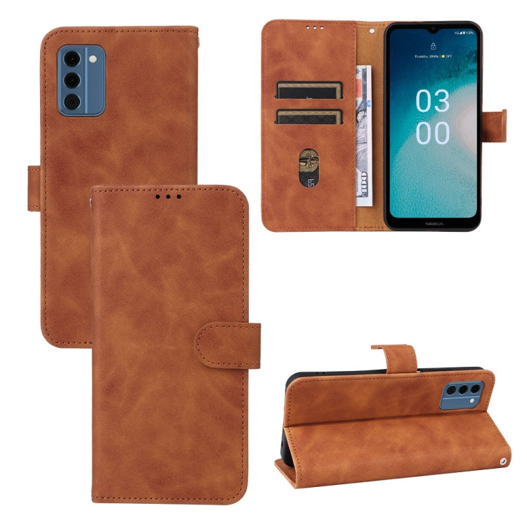 Skin Feel Magnetic Flip Leather Phone Case, For Nokia C210, For Nokia G42, For Nokia C300, For Nokia C110 4G