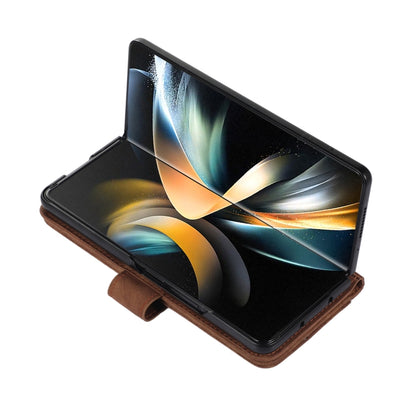 Horizontal Flip Leather Phone Case with Long Lanyard, For Samsung Galaxy Z Fold5, For Samsung Galaxy Z Flip5