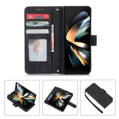Horizontal Flip Leather Phone Case with Long Lanyard, For Samsung Galaxy Z Fold5, For Samsung Galaxy Z Flip5