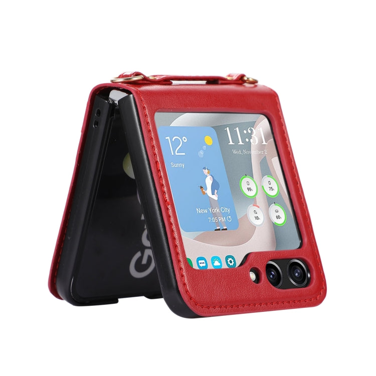 Card Slot Crossbody Folding Leather Phone Case