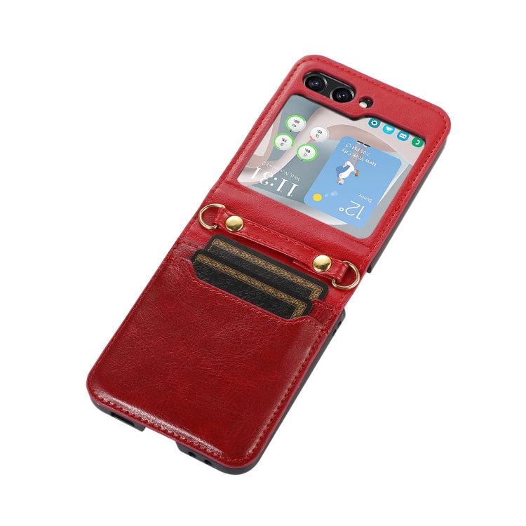 Card Slot Crossbody Folding Leather Phone Case