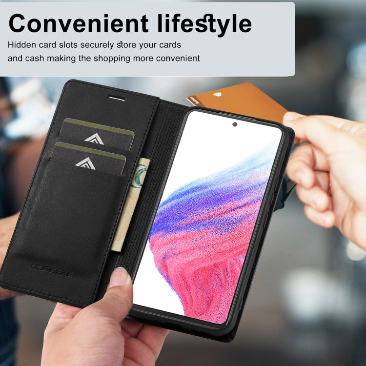 LC.IMEEKE RFID Anti-theft Leather Phone Case