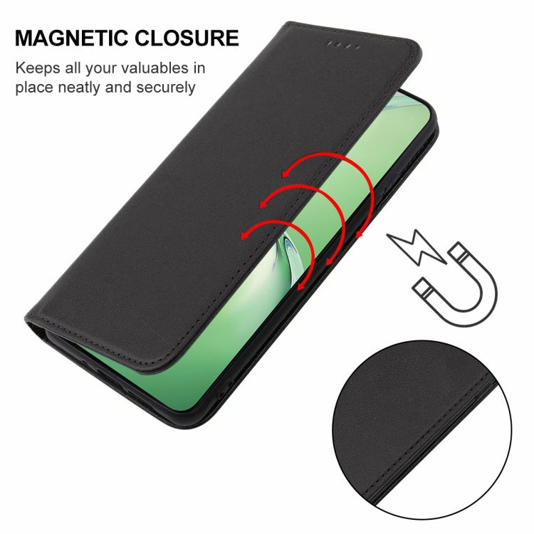 Magnetic Closure Leather Phone Case, For OPPO K12, For OPPO A3 Pro 5G, For OPPO Reno11 F, For OPPO Find X7, For OPPO Reno11 Pro China, For OPPO Reno11 China