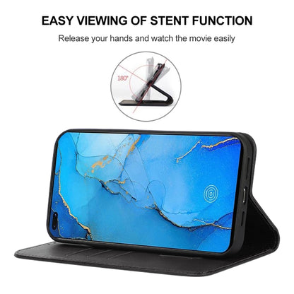 Magnetic Closure Leather Phone Case, For OPPO Reno3