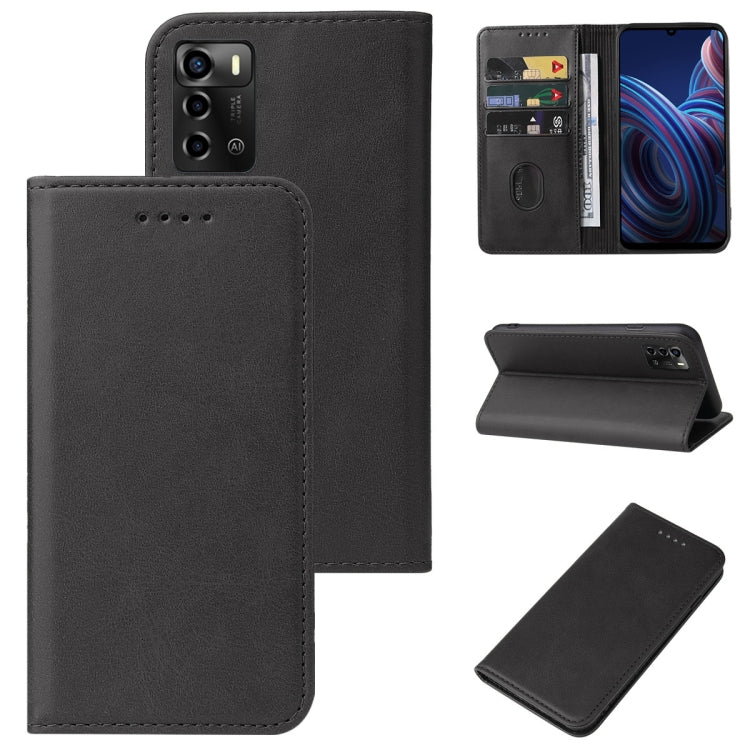 Magnetic Closure Leather Phone Case, For ZTE Blade A54, For ZTE Blade A73 5G, For ZTE Blade V50 Vita, For ZTE Avid 589 / Z5158, For ZTE Blade A72 4G / V40 Vita