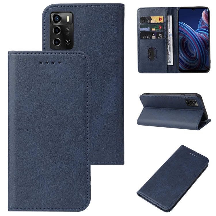 Magnetic Closure Leather Phone Case, For ZTE Blade A54, For ZTE Blade A73 5G, For ZTE Blade V50 Vita, For ZTE Avid 589 / Z5158, For ZTE Blade A72 4G / V40 Vita