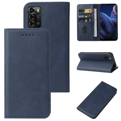Magnetic Closure Leather Phone Case, For ZTE Blade A54, For ZTE Blade A73 5G, For ZTE Blade V50 Vita, For ZTE Avid 589 / Z5158, For ZTE Blade A72 4G / V40 Vita