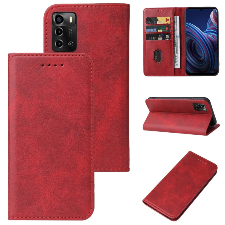 Magnetic Closure Leather Phone Case, For ZTE Blade A54, For ZTE Blade A73 5G, For ZTE Blade V50 Vita, For ZTE Avid 589 / Z5158, For ZTE Blade A72 4G / V40 Vita