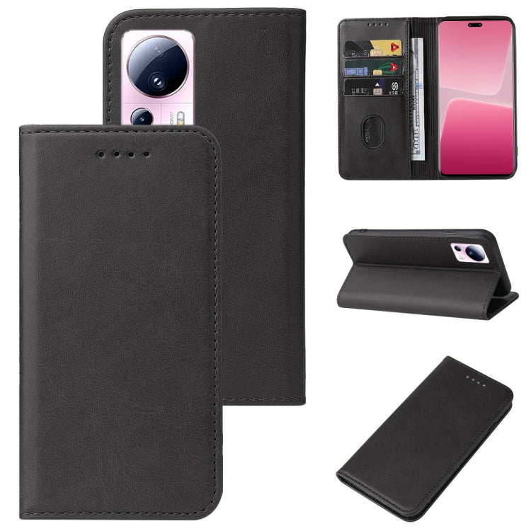 Magnetic Closure Leather Phone Case, For Xiaomi Redmi A2+, For Xiaomi Redmi Note 12 Pro 5G Global, For Xiaomi Poco X5 Pro, For Xiaomi Redmi 11A / 12C, For Xiaomi 13 Lite, For Xiaomi 12 Pro, For Xiaomi 12, For Xiaomi Redmi Note 10 Lite