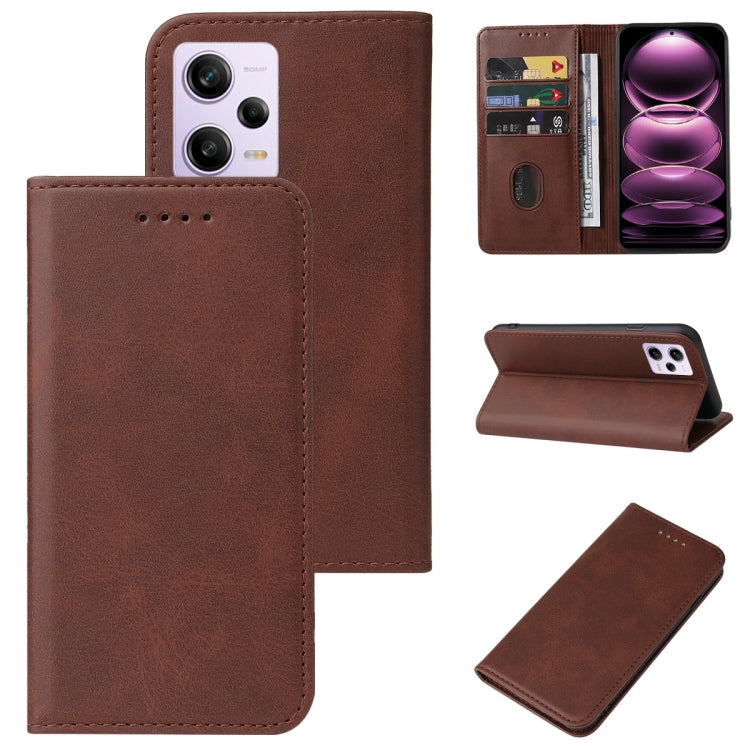 Magnetic Closure Leather Phone Case, For Xiaomi Redmi A2+, For Xiaomi Redmi Note 12 Pro 5G Global, For Xiaomi Poco X5 Pro, For Xiaomi Redmi 11A / 12C, For Xiaomi 13 Lite, For Xiaomi 12 Pro, For Xiaomi 12, For Xiaomi Redmi Note 10 Lite