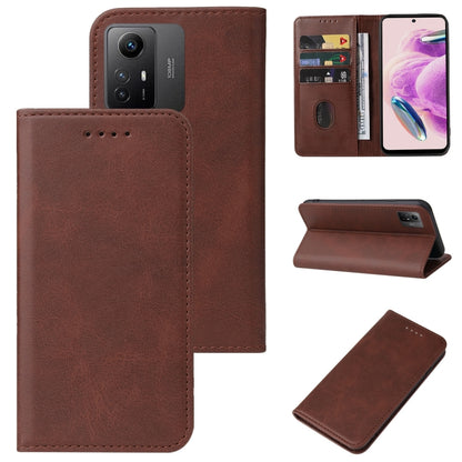 Magnetic Closure Leather Phone Case, For Xiaomi Poco M6 Pro 5G, For Xiaomi Redmi 12 5G, For Xiaomi Redmi Note 12R, For Xiaomi 13T / 13T Pro, For Xiaomi Redmi 12 4G, For Xiaomi Poco F5 Pro, For Xiaomi Redmi Note 12S