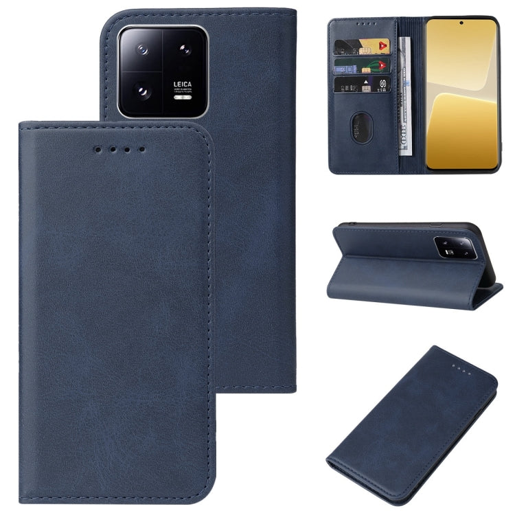 Magnetic Closure Leather Phone Case, For Xiaomi Poco M6 Pro 5G, For Xiaomi Redmi 12 5G, For Xiaomi Redmi Note 12R, For Xiaomi 13T / 13T Pro, For Xiaomi Redmi 12 4G, For Xiaomi Poco F5 Pro, For Xiaomi Redmi Note 12S