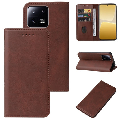 Magnetic Closure Leather Phone Case, For Xiaomi Poco M6 Pro 5G, For Xiaomi Redmi 12 5G, For Xiaomi Redmi Note 12R, For Xiaomi 13T / 13T Pro, For Xiaomi Redmi 12 4G, For Xiaomi Poco F5 Pro, For Xiaomi Redmi Note 12S