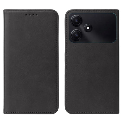 Magnetic Closure Leather Phone Case, For Xiaomi Poco M6 Pro 5G, For Xiaomi Redmi 12 5G, For Xiaomi Redmi Note 12R, For Xiaomi 13T / 13T Pro, For Xiaomi Redmi 12 4G, For Xiaomi Poco F5 Pro, For Xiaomi Redmi Note 12S