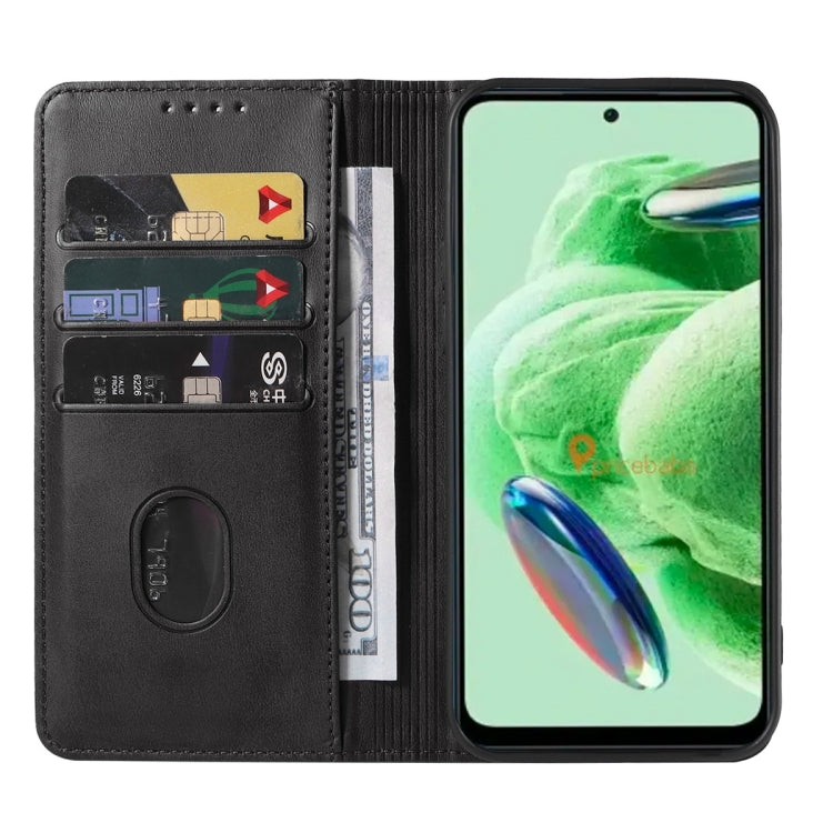 Magnetic Closure Leather Phone Case, For Xiaomi Poco M6 Pro 5G, For Xiaomi Redmi 12 5G, For Xiaomi Redmi Note 12R, For Xiaomi 13T / 13T Pro, For Xiaomi Redmi 12 4G, For Xiaomi Poco F5 Pro, For Xiaomi Redmi Note 12S