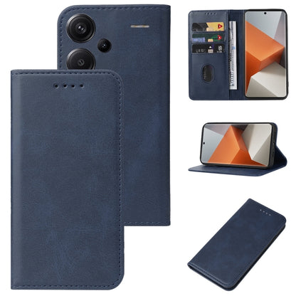 Magnetic Closure Leather Phone Case, For Xiaomi 14 Ultra, For Xiaomi Poco C65 / Redmi 13C, For Xiaomi 14 Pro, For Xiaomi 14, For Xiaomi Redmi Note 13 5G, For Xiaomi Redmi Note 13 Pro+, For Xiaomi Redmi Note 13 Pro 5G