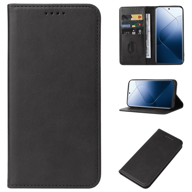 Magnetic Closure Leather Phone Case, For Xiaomi 14 Ultra, For Xiaomi Poco C65 / Redmi 13C, For Xiaomi 14 Pro, For Xiaomi 14, For Xiaomi Redmi Note 13 5G, For Xiaomi Redmi Note 13 Pro+, For Xiaomi Redmi Note 13 Pro 5G