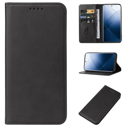 Magnetic Closure Leather Phone Case, For Xiaomi 14 Ultra, For Xiaomi Poco C65 / Redmi 13C, For Xiaomi 14 Pro, For Xiaomi 14, For Xiaomi Redmi Note 13 5G, For Xiaomi Redmi Note 13 Pro+, For Xiaomi Redmi Note 13 Pro 5G