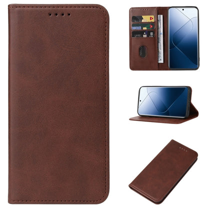 Magnetic Closure Leather Phone Case, For Xiaomi 14 Ultra, For Xiaomi Poco C65 / Redmi 13C, For Xiaomi 14 Pro, For Xiaomi 14, For Xiaomi Redmi Note 13 5G, For Xiaomi Redmi Note 13 Pro+, For Xiaomi Redmi Note 13 Pro 5G