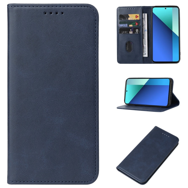 Magnetic Closure Leather Phone Case, For Xiaomi Civi 4 Pro, For Xiaomi Poco M6 Pro 4G, For Xiaomi Redmi Note 13 Pro 4G, For Xiaomi Redmi A3, For Xiaomi Redmi Note 13 4G, For Xiaomi Redmi K70E, For Xiaomi Redmi Note 13R Pro