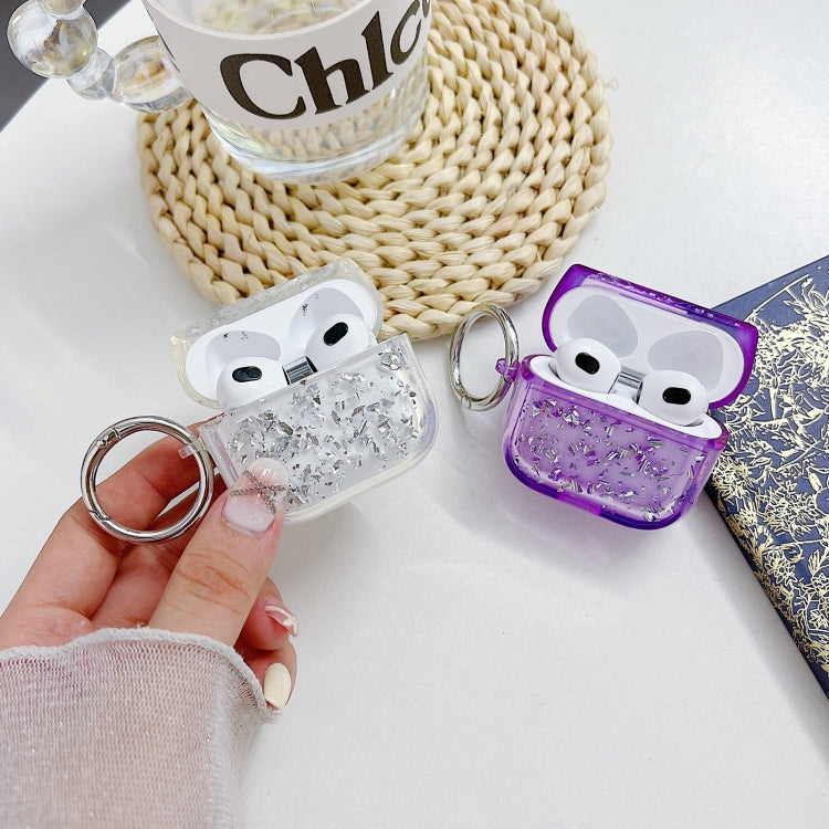 Silver Foil Epoxy Bluetooth Earphone Protective Case