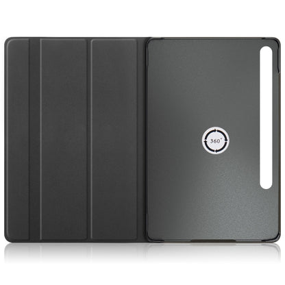 360 Rotation Stand Smart Leather Tablet Case