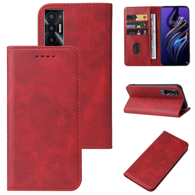 Magnetic Closure Leather Phone Case, For TECNO Pop 7 Pro, For Tecno Phantom X2, For Tecno Pova 5G