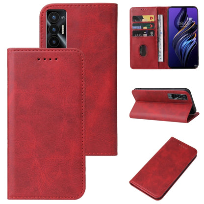 Magnetic Closure Leather Phone Case, For TECNO Pop 7 Pro, For Tecno Phantom X2, For Tecno Pova 5G