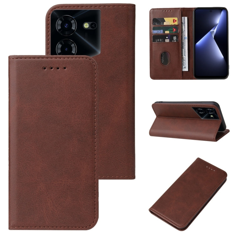 Magnetic Closure Leather Phone Case, For Tecno Camon 30 4G/5G, For Tecno Pova 5 Pro, For Tecno Pova Neo 3, For Tecno Camon 20 Pro 4G, For Tecno Spark 10, For Tecno Spark 10 Pro