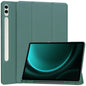3-Fold Pure Color TPU Smart Leather Tablet Case with Pen Slot, For Samsung Galaxy Tab S9 FE / S10 FE, For Samsung Galaxy Tab S10 FE+, For Samsung Galaxy Tab S9 FE+ / S10+, For Samsung Galaxy Tab S9