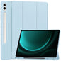 3-Fold Pure Color TPU Smart Leather Tablet Case with Pen Slot, For Samsung Galaxy Tab S9 FE / S10 FE, For Samsung Galaxy Tab S10 FE+, For Samsung Galaxy Tab S9 FE+ / S10+, For Samsung Galaxy Tab S9