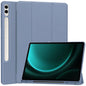 3-Fold Pure Color TPU Smart Leather Tablet Case with Pen Slot, For Samsung Galaxy Tab S9 FE / S10 FE, For Samsung Galaxy Tab S10 FE+, For Samsung Galaxy Tab S9 FE+ / S10+, For Samsung Galaxy Tab S9