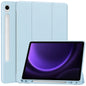 3-Fold Pure Color TPU Smart Leather Tablet Case with Pen Slot, For Samsung Galaxy Tab S9 FE / S10 FE, For Samsung Galaxy Tab S10 FE+, For Samsung Galaxy Tab S9 FE+ / S10+, For Samsung Galaxy Tab S9