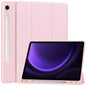 3-Fold Pure Color TPU Smart Leather Tablet Case with Pen Slot, For Samsung Galaxy Tab S9 FE / S10 FE, For Samsung Galaxy Tab S10 FE+, For Samsung Galaxy Tab S9 FE+ / S10+, For Samsung Galaxy Tab S9