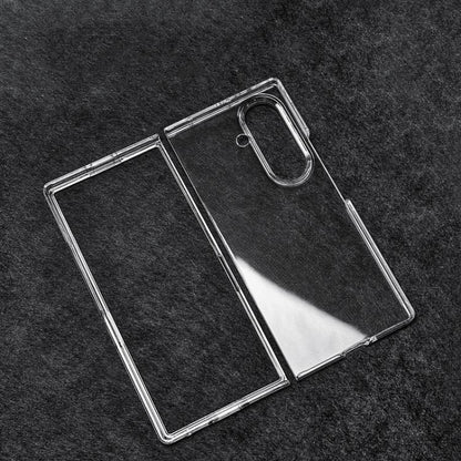 Transparent PC Shockproof Phone Case, For Samsung Galaxy Z Fold7 5G, For Samsung Galaxy Z Flip7 5G, For Samsung Galaxy Z Fold6, For Samsung Galaxy Z Fold5, For Samsung Galaxy Z Flip5, For Samsung Galaxy Z Fold4 5G, For Samsung Galaxy Z Flip4 5G