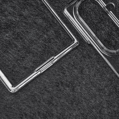 Transparent PC Shockproof Phone Case, For Samsung Galaxy Z Fold7 5G, For Samsung Galaxy Z Flip7 5G, For Samsung Galaxy Z Fold6, For Samsung Galaxy Z Fold5, For Samsung Galaxy Z Flip5, For Samsung Galaxy Z Fold4 5G, For Samsung Galaxy Z Flip4 5G