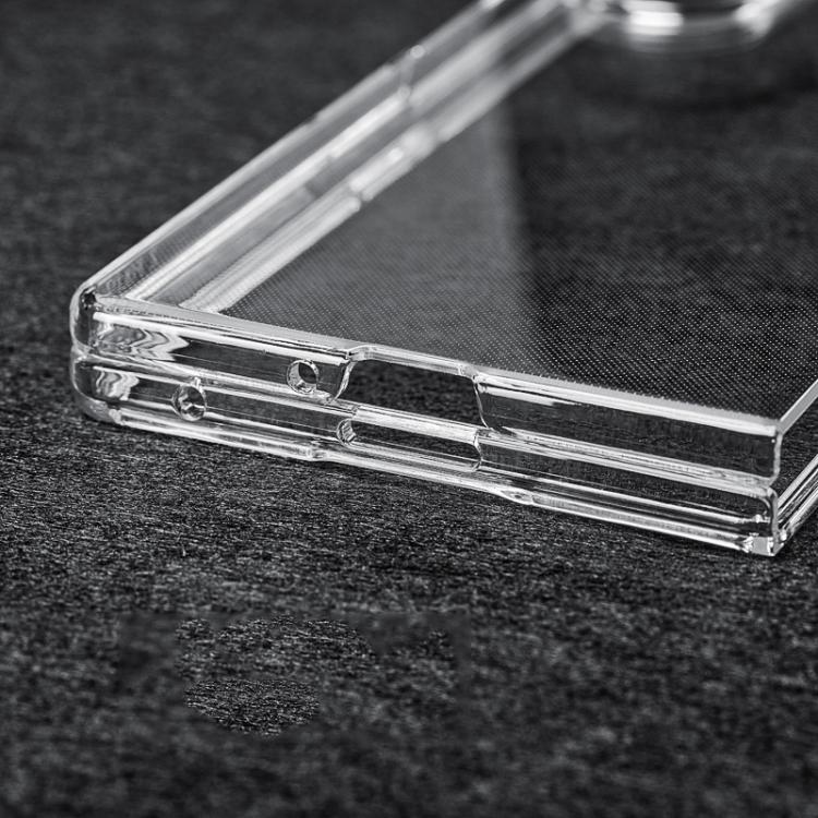 Transparent PC Shockproof Phone Case, For Samsung Galaxy Z Fold7 5G, For Samsung Galaxy Z Flip7 5G, For Samsung Galaxy Z Fold6, For Samsung Galaxy Z Fold5, For Samsung Galaxy Z Flip5, For Samsung Galaxy Z Fold4 5G, For Samsung Galaxy Z Flip4 5G