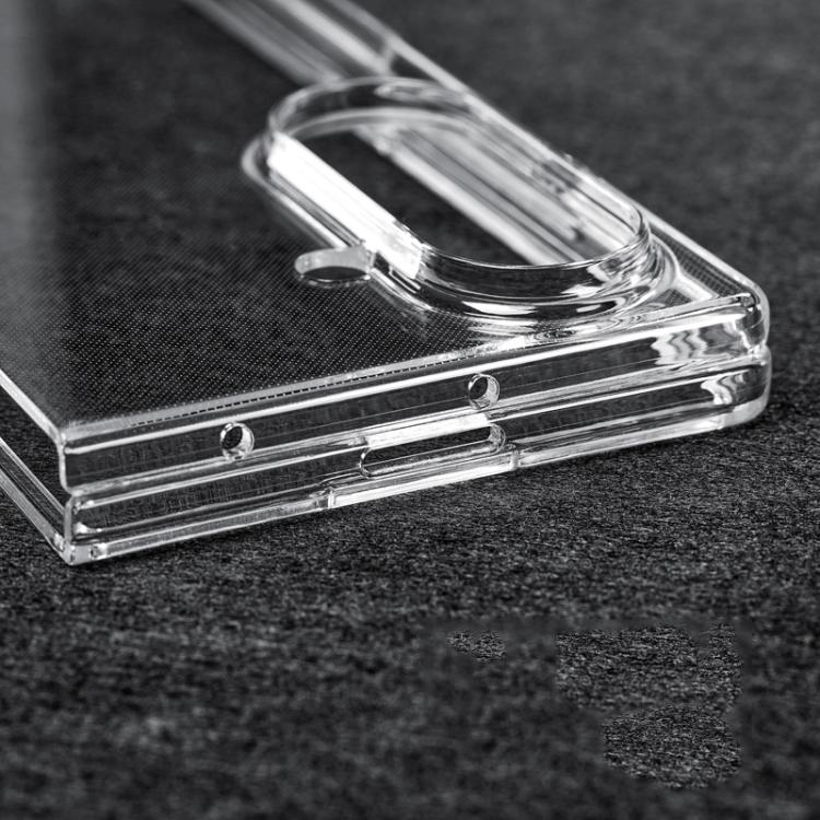 Transparent PC Shockproof Phone Case, For Samsung Galaxy Z Fold7 5G, For Samsung Galaxy Z Flip7 5G, For Samsung Galaxy Z Fold6, For Samsung Galaxy Z Fold5, For Samsung Galaxy Z Flip5, For Samsung Galaxy Z Fold4 5G, For Samsung Galaxy Z Flip4 5G