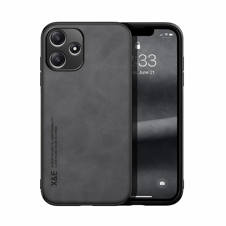 Skin Feel Magnetic Leather Back Phone Case, For Xiaomi Redmi 12 5G, For Xiaomi Redmi K70, For Xiaomi Redmi 12 4G