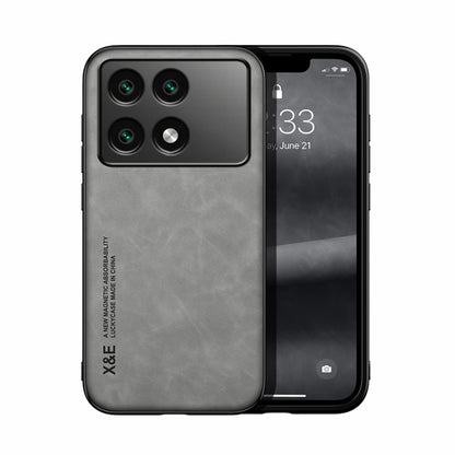 Skin Feel Magnetic Leather Back Phone Case, For Xiaomi Redmi Turbo 3, For Xiaomi Redmi Note 13 Pro 4G, For Xiaomi Redmi Note 13 4G, For Xiaomi Redmi 13C, For Xiaomi Redmi K70E, For Xiaomi 14 Ultra