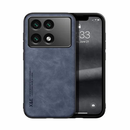 Skin Feel Magnetic Leather Back Phone Case, For Xiaomi Redmi Turbo 3, For Xiaomi Redmi Note 13 Pro 4G, For Xiaomi Redmi Note 13 4G, For Xiaomi Redmi 13C, For Xiaomi Redmi K70E, For Xiaomi 14 Ultra