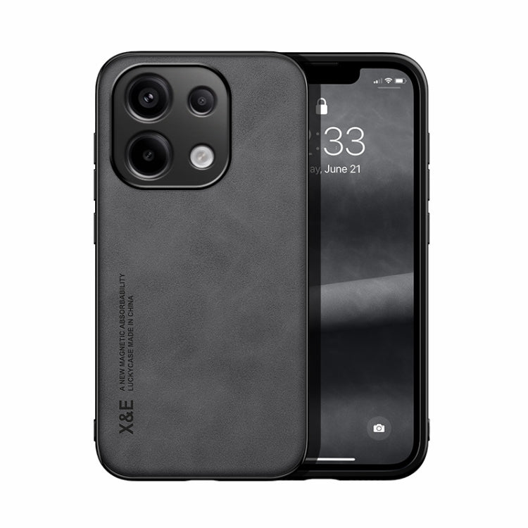 Skin Feel Magnetic Leather Back Phone Case, Series 1