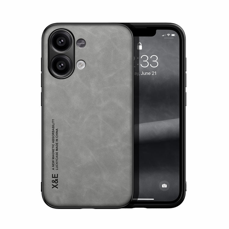 Skin Feel Magnetic Leather Back Phone Case, Series 2