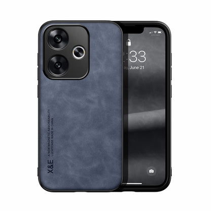 Skin Feel Magnetic Leather Back Phone Case, For Xiaomi Redmi Turbo 3, For Xiaomi Redmi Note 13 Pro 4G, For Xiaomi Redmi Note 13 4G, For Xiaomi Redmi 13C, For Xiaomi Redmi K70E, For Xiaomi 14 Ultra