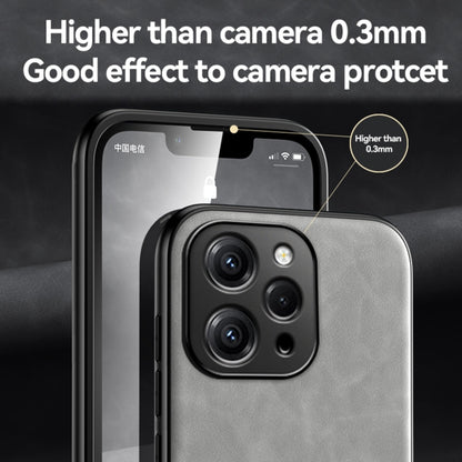 Skin Feel Magnetic Leather Back Phone Case