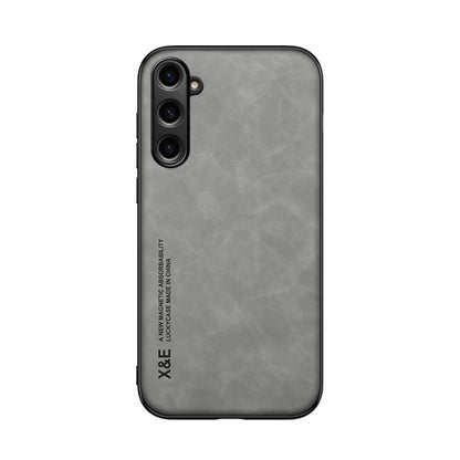 Skin Feel Magnetic Leather Back Phone Case