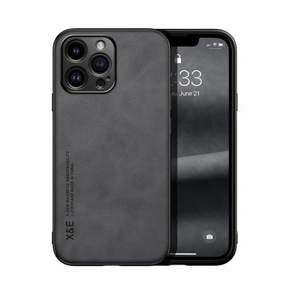 Skin Feel Magnetic Leather Back Phone Case, For iPhone 18 Pro / 17 Pro, For iPhone 18 Pro Max / 17 Pro Max, For iPhone 17e / 16e, For iPhone 17, For iPhone Air, For iPhone 16 Pro Max