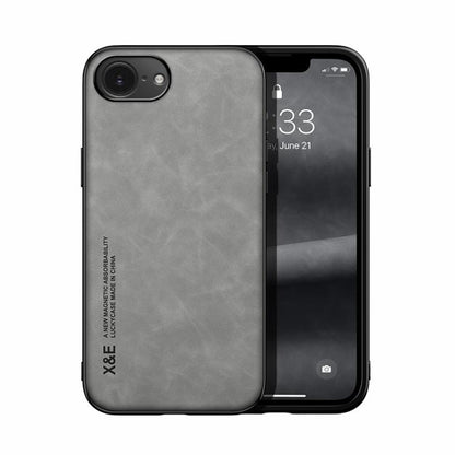 Skin Feel Magnetic Leather Back Phone Case, For iPhone 18 Pro / 17 Pro, For iPhone 18 Pro Max / 17 Pro Max, For iPhone 17e / 16e, For iPhone 17, For iPhone Air, For iPhone 16 Pro Max