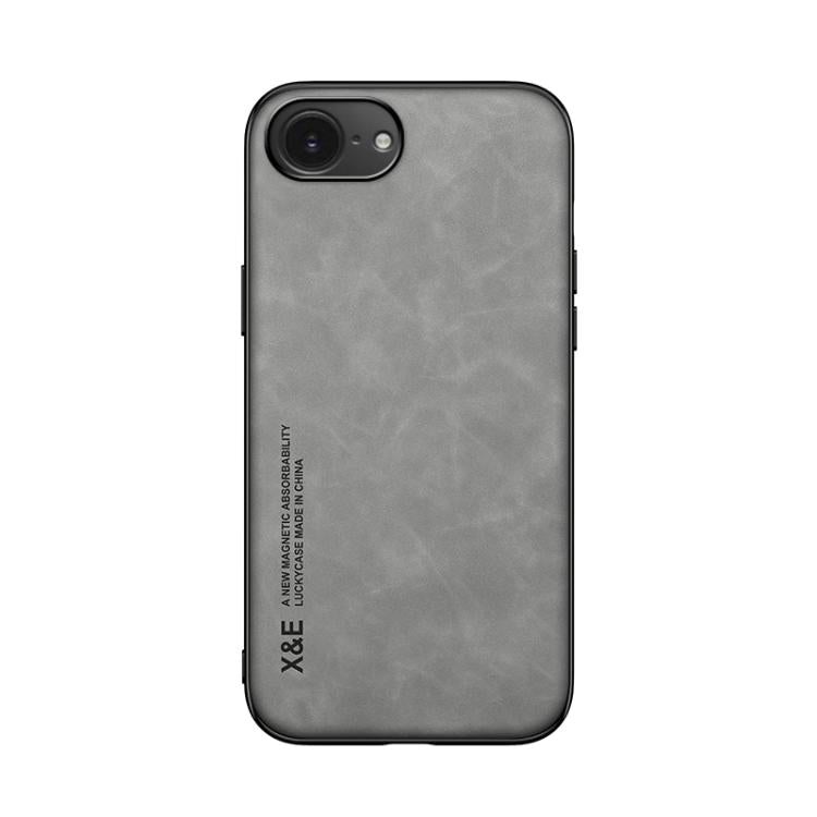 Skin Feel Magnetic Leather Back Phone Case, For iPhone 17e / 16e, For iPhone 17 Pro Max, For iPhone 17 Pro, For iPhone 17, For iPhone Air, For iPhone 16 Pro Max